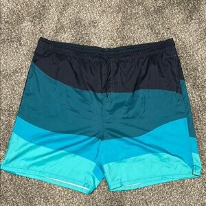 Men's Blue Swim Shorts old navy 2x
